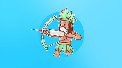 vaccine bow and arrow character ill vaccine
