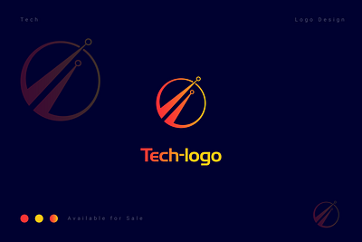 Tech logo crypto logo cybersecurity logo startup logo tech logo technology logo