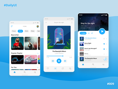 #DailyUI ::009 - Music Player app app ui dailyui dailyui009 design music app music player ui ui design uiux
