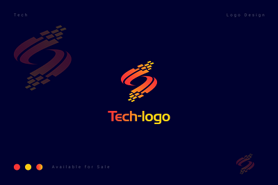 Tech logo crypto logo cybersecurity logo startup logo tech logo technology logo