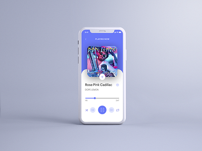 Music Player App Design app appdesign graphic design iosdesign music musicplayer ux