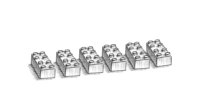 Lego Doodle design design thinking drawing illustration lego ux