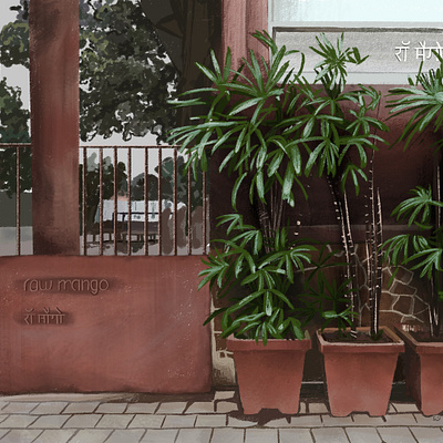 South Bombay design illustration krita procreate sketch