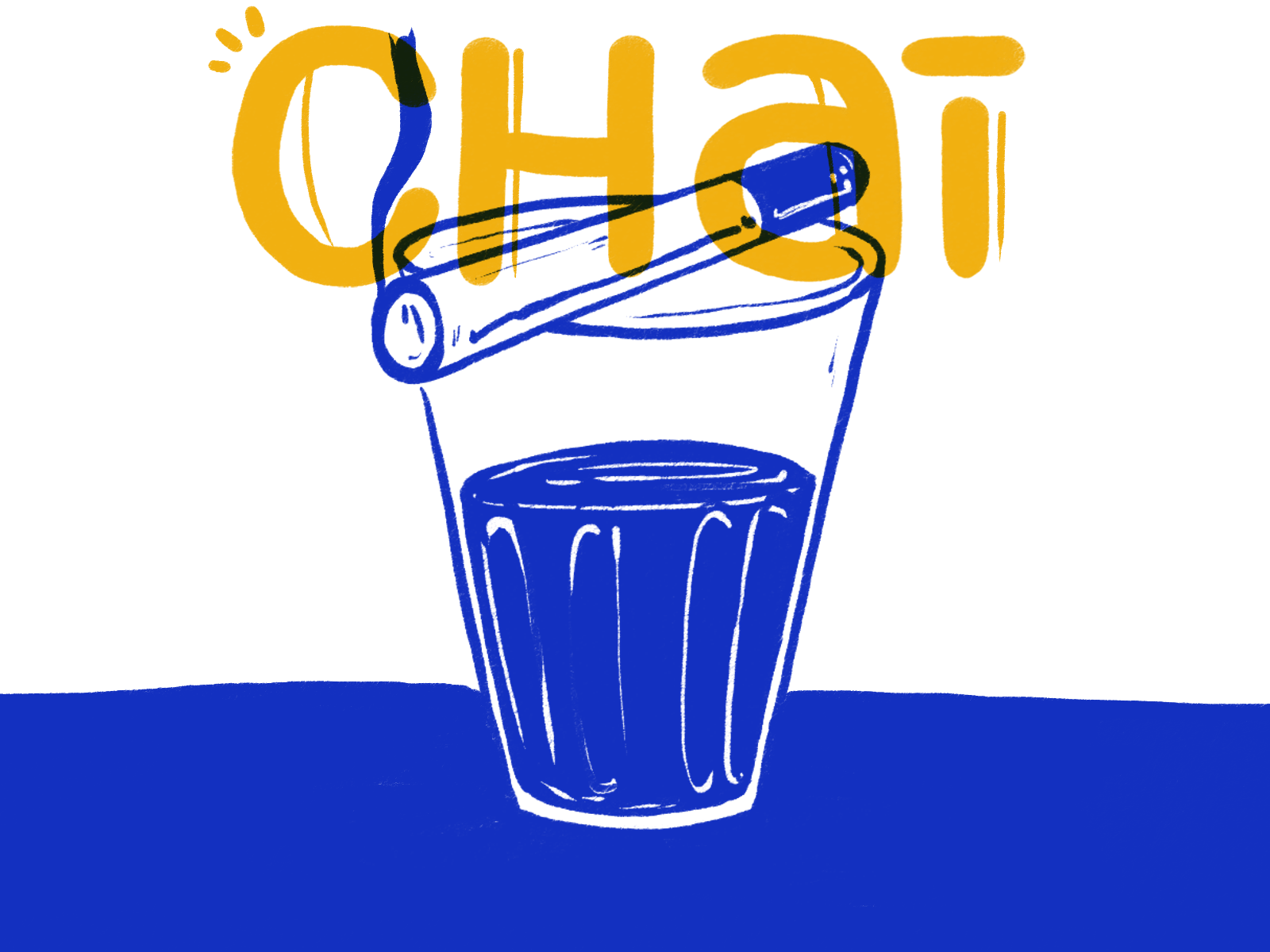 Chai GIF animation design gif illustration sketch