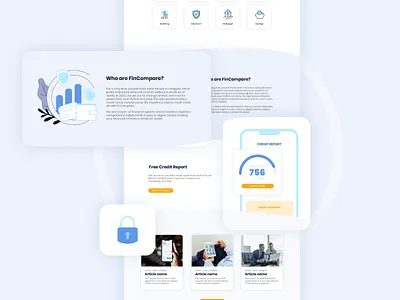 FinCompare | Wordpress Design design financial ux design web website design wordpress wordpress design
