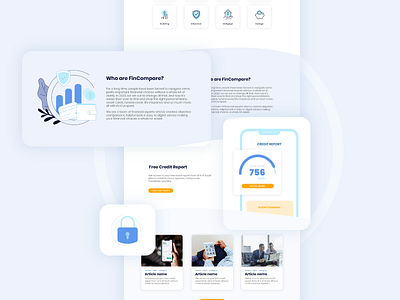 FinCompare | Wordpress Design design financial ux design web website design wordpress wordpress design