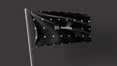 Noodle - New branding material branding dark fintech music