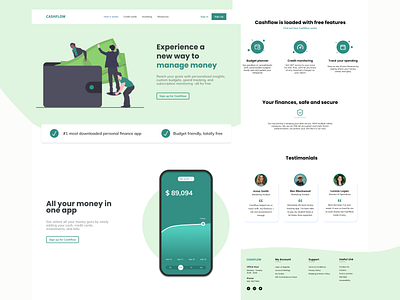 Cashflow design graphic design illustration ui ux webdesign website