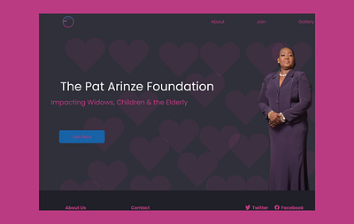Foundation Site charity design ux