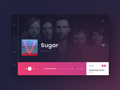 Daily UI 009: Music Player - Part 2 daily009 dailyui design figma music music player player ui web web player