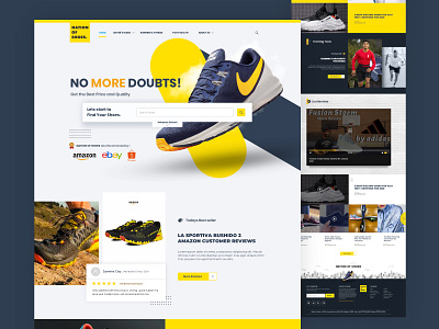 Nation of Shoes design web website