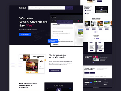 Parkeve - Website Design Concept design ui web website