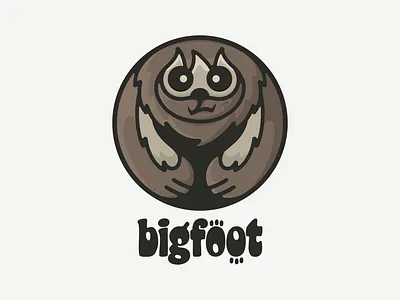 bigfoot animation bigfoot branding design flat illustration logo snow typography ui ux vector