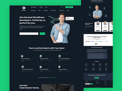 WP Coder Web Design Concept design ui web website