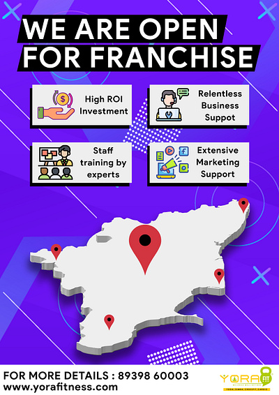 Yorafit Franchise Social Media Kit Variation