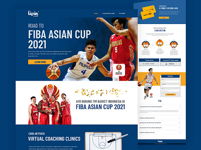 Road to Fiba Asian Cup - Elementor Template