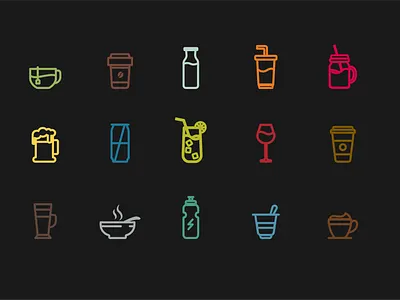 Iconography design graphic design icon icons illustration ux vector