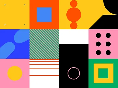 0103 abstract artwork design freebie geometric illustration pattern square vector