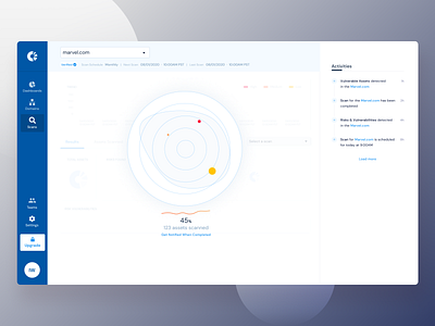 Intelliscan Security Scan - Saas App app app design design desktop design mobile ui user experience user interface user interface design