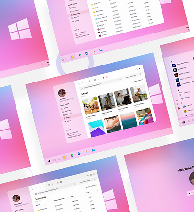 Windows 11 UI Concept - Light Mode dailui design ui uid ux uxui web windows windows 11 windows x windows10