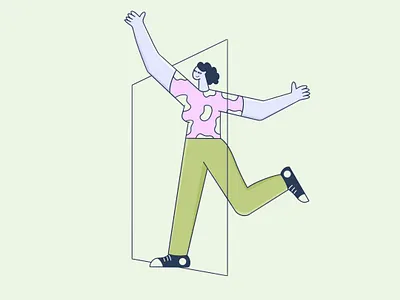 I miss going out 2d art behance character character design character illustration flat flat character going out illustration illustrator procreate vector vector illustration