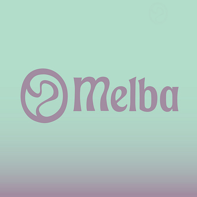 Melba Skincare Logo beauty brand identity branding cosmetics dane goodwin gradient graphic design green logo new york nyc purple typography