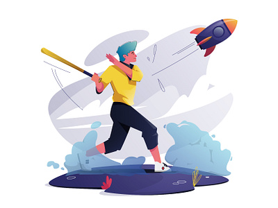 Product Release flat illustration illustration art vector vector art vector illustration