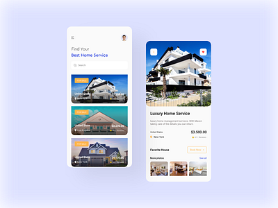 Real Estate Mobile App design mobile app ui ux