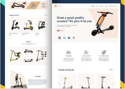 e-Commerce Landing page brand identity branding dribbble best shot ecommerce landing page ecommerce website homepage illustration landing page logo online store product design product page shop shopify ui user interface ux web design