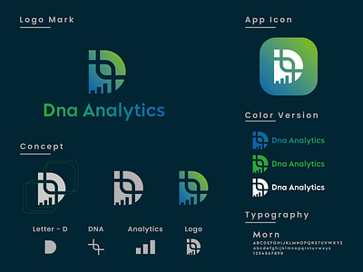 DNA Analytics - Logo Design analytics biology branding dataanalytics dna double helix genes genome genomics helix logo logo design logodesign logotype medical minimal modernism science spiral typography