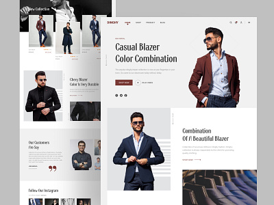 Clothing Website clean design fashion fashion web fashion web design fashion website fashion website deign landing landing page landing page design minimal popular popular shot uiux we design web website website design