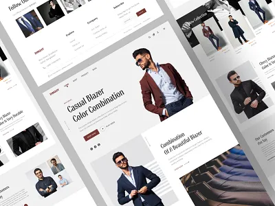 Clothing Website clean clean ui fashion fashion design fashion web fashion web design fashion website landing landing page landing page design popular popular shot popular website uiux ux web web design website website design
