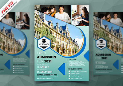 Corporate Business Flyer Free PSD business flyer corporate flyer education flyer flyer psd free flyer