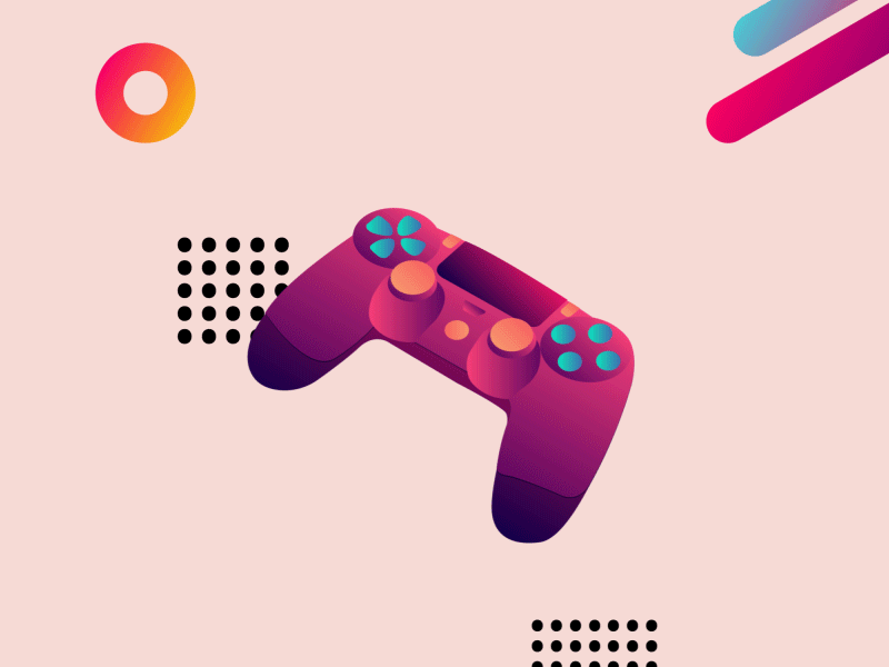 Game Stick motion graphics