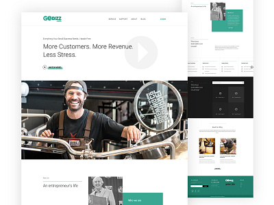 GOBizz Web Design Concept design ui web website