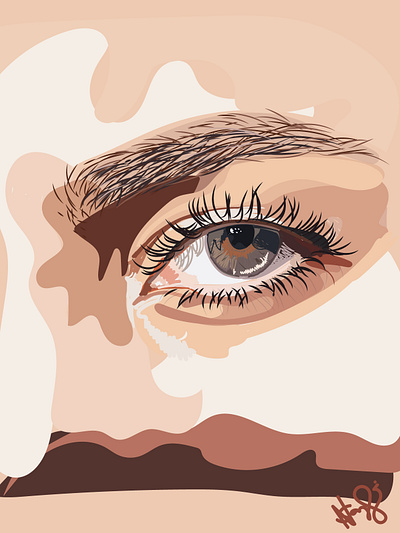 The Art of Eye eye illustration photoshop sketch