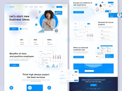 Business Consultancy Website branding landingpage ui uidesign uiux uiux design webdesign