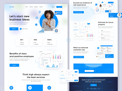 Business Consultancy Website branding landingpage ui uidesign uiux uiux design webdesign