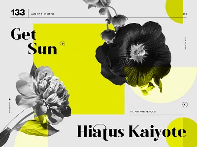 Jam of The Week | 133 album art art direction branding collage cover art cover illustration creative direction design editorial design graphic design illustration jam of the week logo music art typography ui ux web