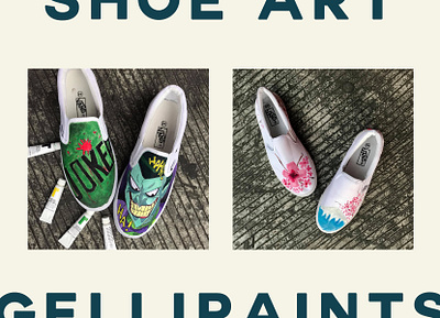 SHOE ART art design painting vans painting