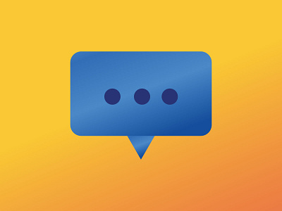 Message icon art branding contact design graphic design illustration logo message