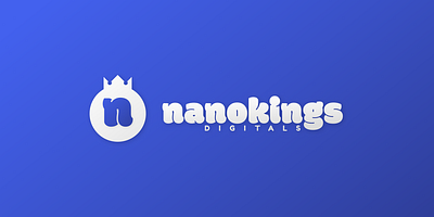 Nanokings Digitals Logo app branding design figma graphic design icon illustrator logo minimal vector