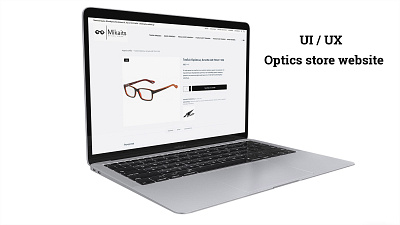 Optics store website branding design graphic design photoshop ui ux web website wordpress