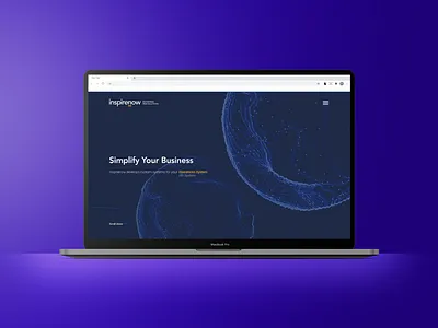 InspireNow Landing Page branding design graphic design landing page logo typography uiux vector web design website