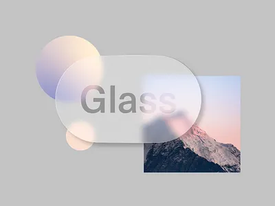 Frosted Glass Effect design effect frosted glass graphic design ui uiux ux vector