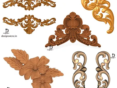 ArtCAM Corner Design Work for cnc Curving 3d artcam cnc design door laser stl vector wooden