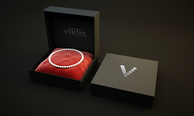 Vikilis branding graphic design jewelry logo