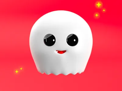 Cute Ghost (pey kutti ) 3d 3ddesigners blender character design ghost illustration model ui ux design