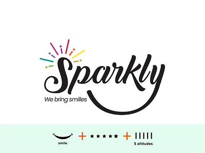 Sparkly - Brand logo design brand brand logo branding colorful creative creativelogo design graphic design icon illustration logo logofolio logotype mark product design sparkly symbol tech technology logo trending