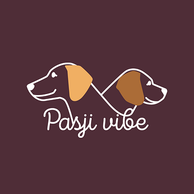 Pasji vibe brand branding design dogs graphic design identity lettering logo logotype